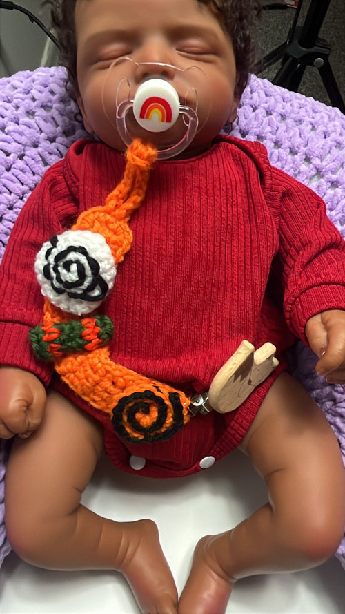 Naruto Themed Pacifier Clip